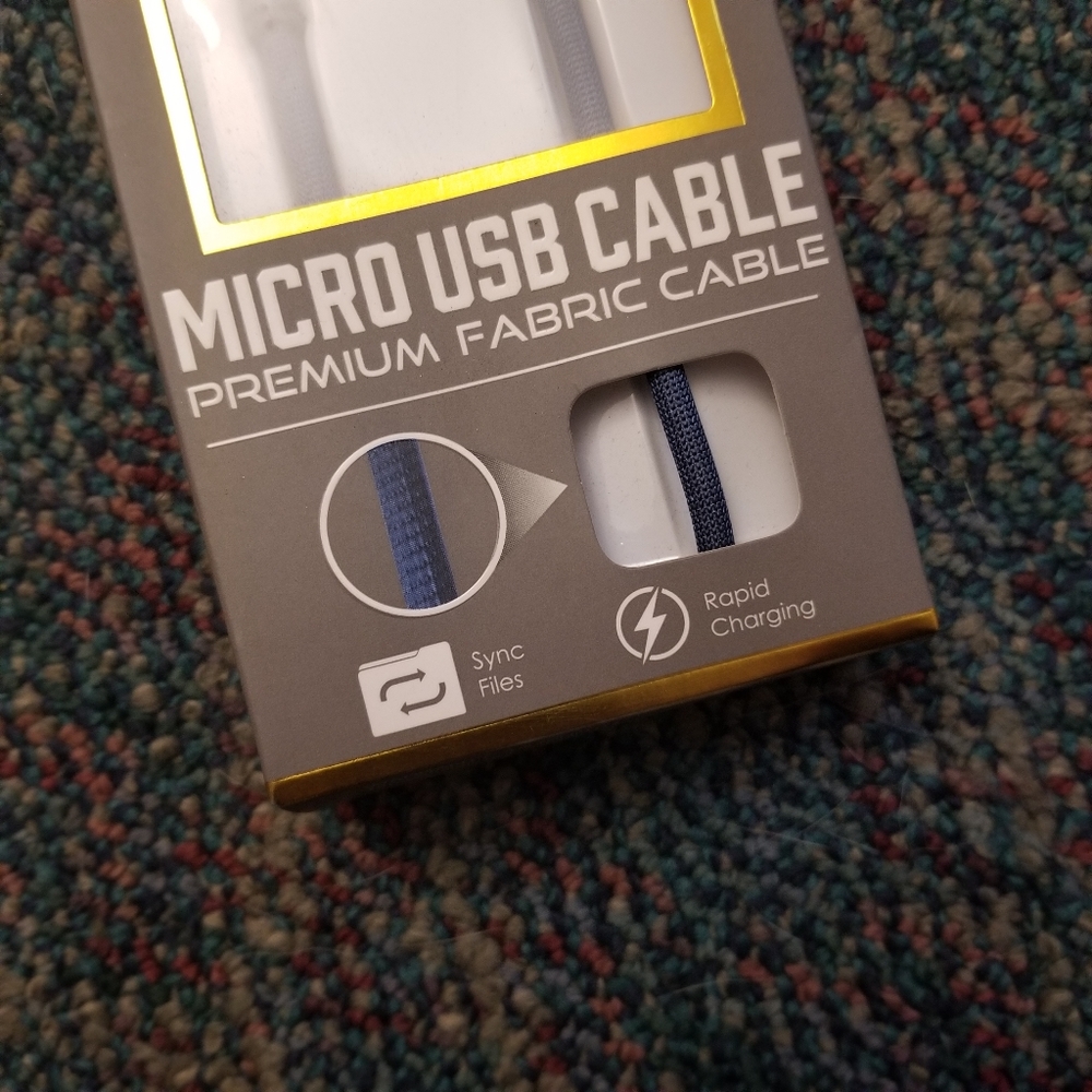 Bytech 6ft Micro USB Cable/Charger - Picture 3 of 3